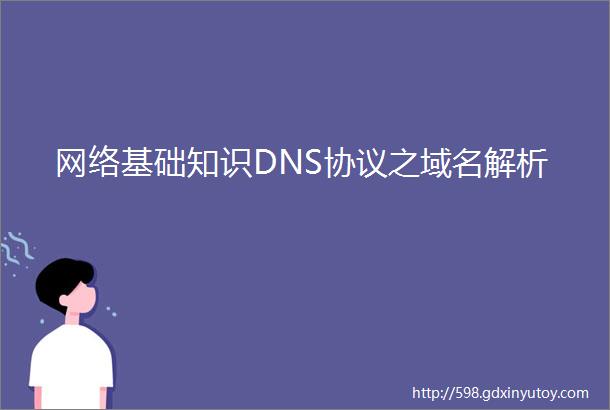 网络基础知识DNS协议之域名解析